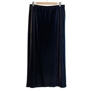 Vintage Fashion Bug Sz 14/16W Whimsigoth Velvet Evening Midi Skirt